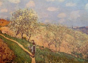 Alfred Sisley : Spring in Bougival